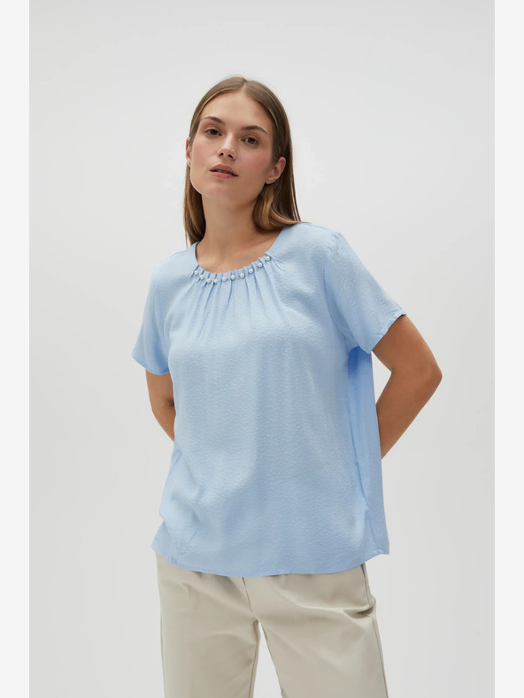 Moodo Svetlo modra ženska bluza Moodo