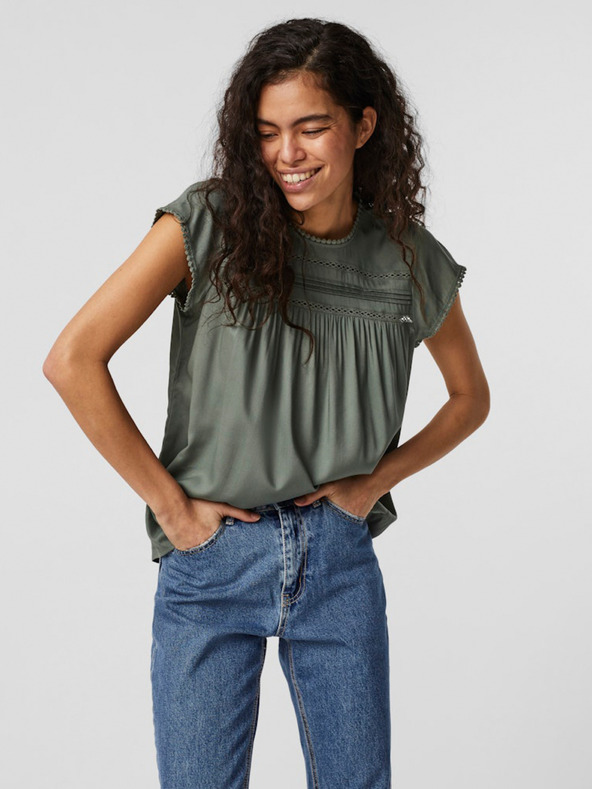 Vero Moda Zelena ženska bluza Vero Moda