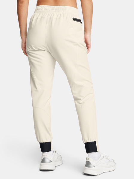 Under Armour Ženske spodnji del trenirke Under Armour UA Unstoppable Jogger-WHT
