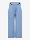 Jacqueline de Yong Modre ženske hlače s širokimi nogavicami JDY