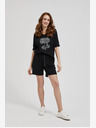 Moodo Črne ženske kratke hlače Moodo