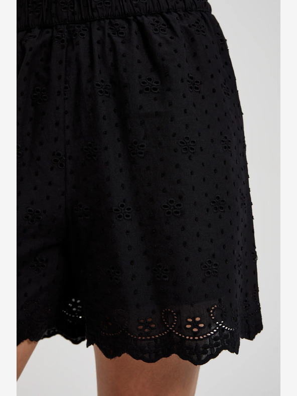 Moodo Črne ženske kratke hlače Moodo