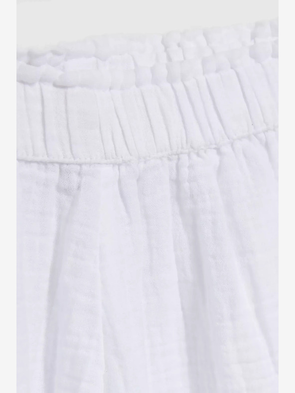 Moodo Bele ženske hlače Moodo