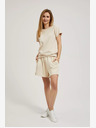 Moodo Bež ženske kratke hlače Moodo