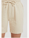 Moodo Bež ženske kratke hlače Moodo