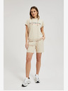 Moodo Bež ženske kratke hlače Moodo