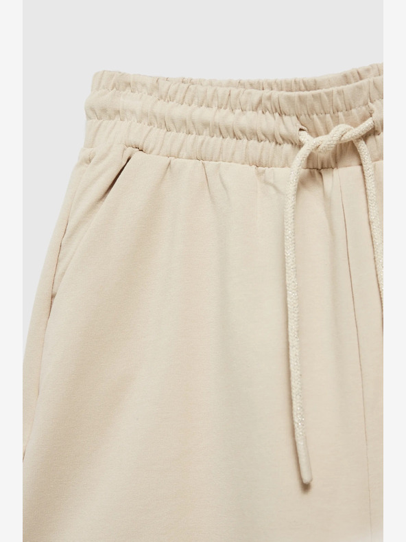 Moodo Bež ženske kratke hlače Moodo