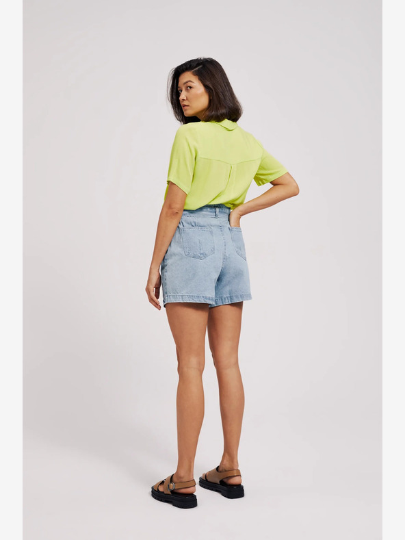 Moodo Svetlo modre ženske kratke hlače iz džinsa Moodo