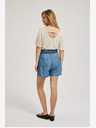 Moodo Modre ženske kratke hlače iz džinsa Moodo