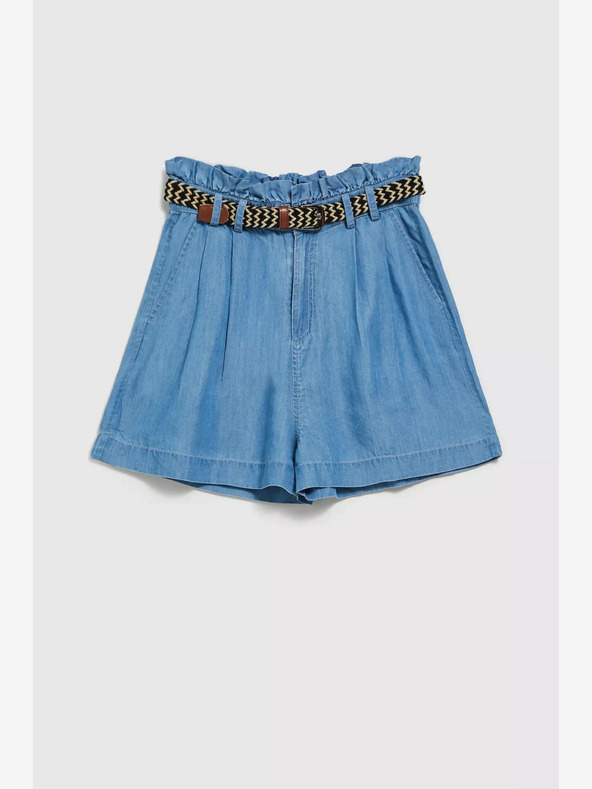 Moodo Modre ženske kratke hlače iz džinsa Moodo