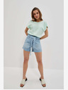 Moodo Modre ženske kratke hlače iz džinsa Moodo