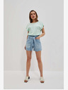 Moodo Modre ženske kratke hlače iz džinsa Moodo