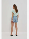 Moodo Modre ženske kratke hlače iz džinsa Moodo