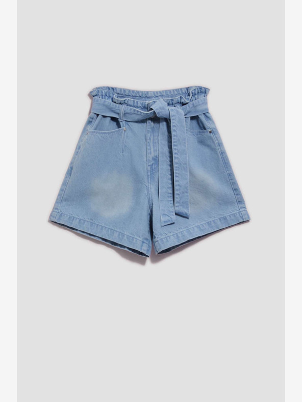 Moodo Modre ženske kratke hlače iz džinsa Moodo