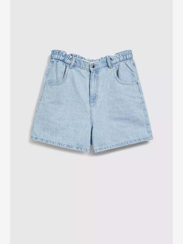 Moodo Svetlo modre ženske kratke hlače iz džinsa Moodo