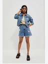 Moodo Modre ženske kratke hlače iz džinsa Moodo