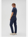 Moodo Temno modre ženske hlače Moodo
