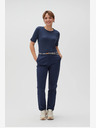 Moodo Temno modre ženske hlače Moodo