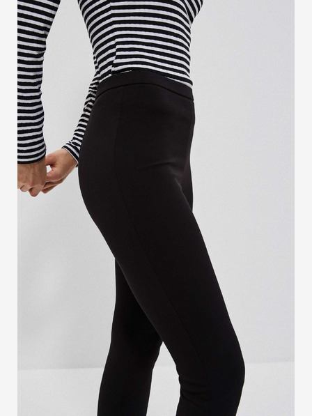 Moodo Črne ženske hlače Moodo