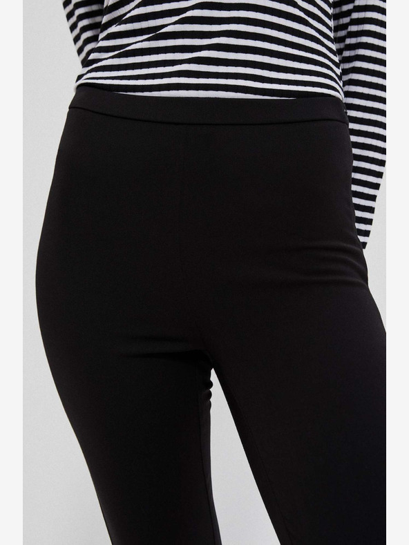 Moodo Črne ženske hlače Moodo