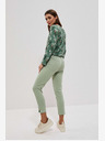 Moodo Svetlo zelene ženske hlače Moodo