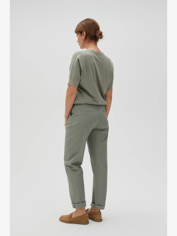 Moodo Zelene ženske hlače Moodo