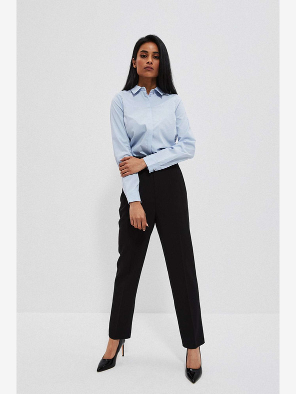 Moodo Črne ženske hlače Moodo