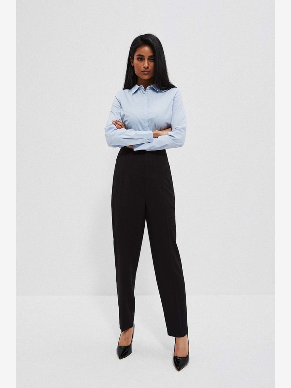 Moodo Črne ženske hlače Moodo