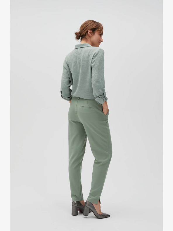 Moodo Zelene ženske hlače Moodo