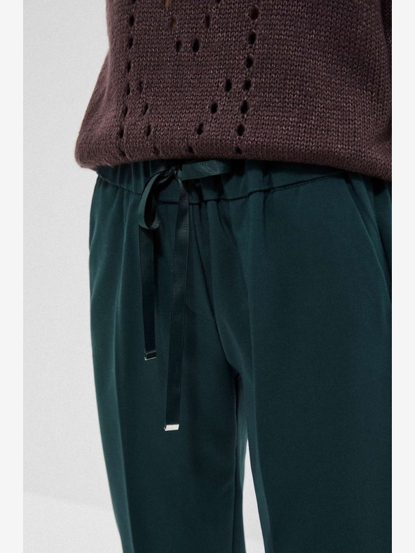 Moodo Zelene ženske hlače Moodo