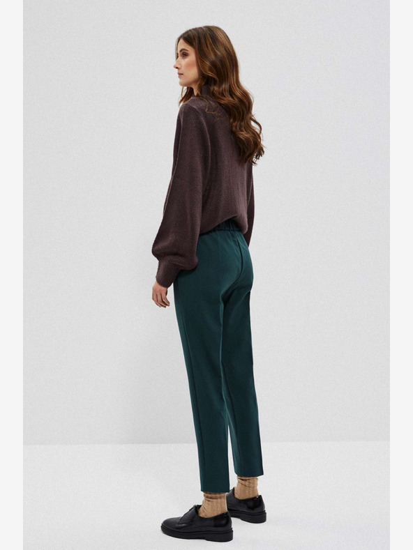 Moodo Zelene ženske hlače Moodo