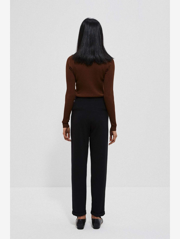 Moodo Črne ženske hlače Moodo