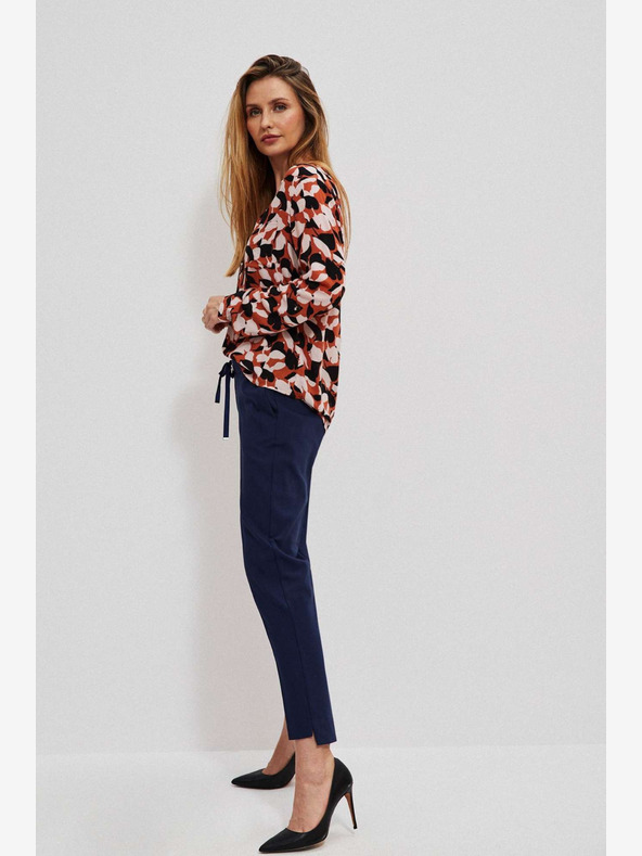 Moodo Temno modre ženske hlače Moodo