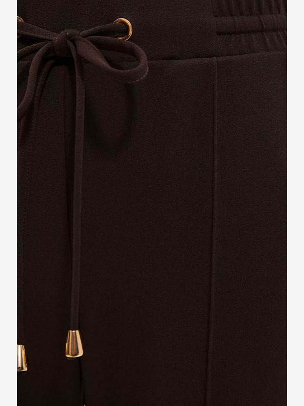 Moodo Rjave ženske hlače Moodo