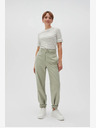Moodo Svetlo zelene ženske hlače Moodo