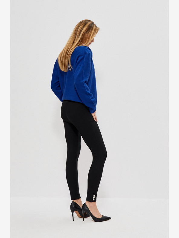 Moodo Črne ženske hlače Moodo