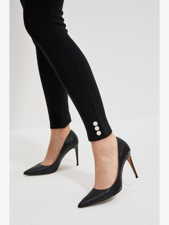 Moodo Črne ženske hlače Moodo