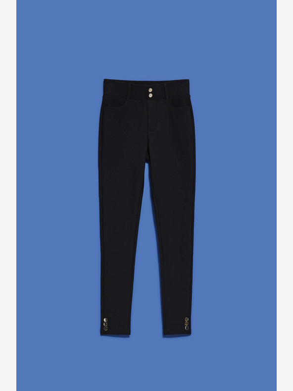 Moodo Črne ženske hlače Moodo