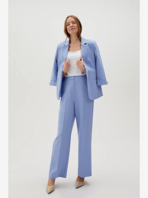 Moodo Modre ženske hlače Moodo