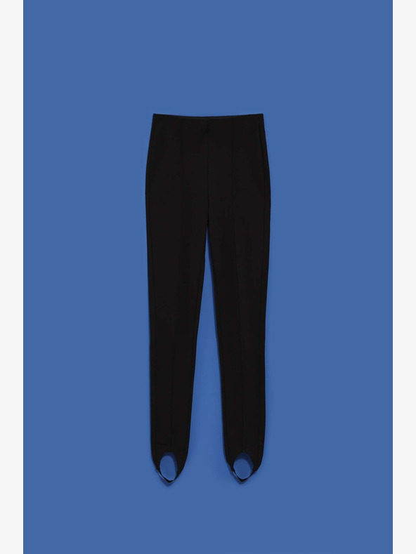 Moodo Črne ženske hlače Moodo