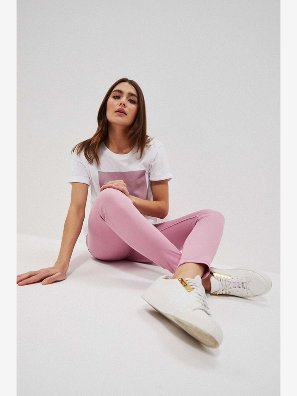 Moodo Roza ženske hlače Moodo