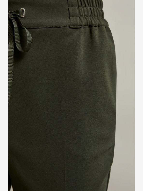 Moodo Moodo Temno zelene ženske hlače