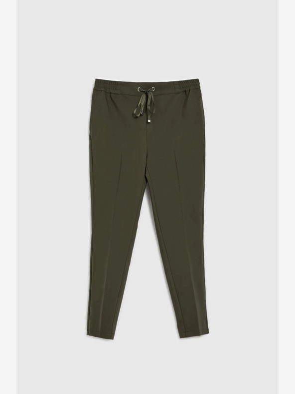 Moodo Moodo Temno zelene ženske hlače