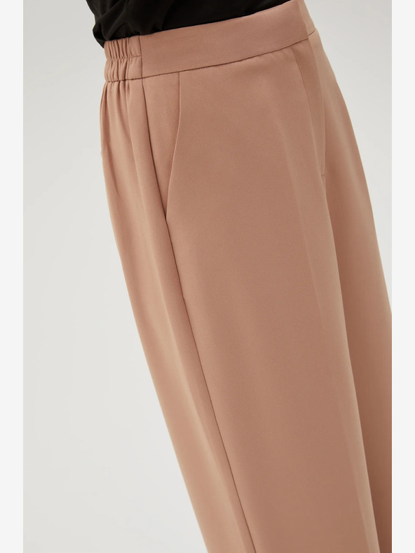 Moodo Rjave ženske hlače Moodo