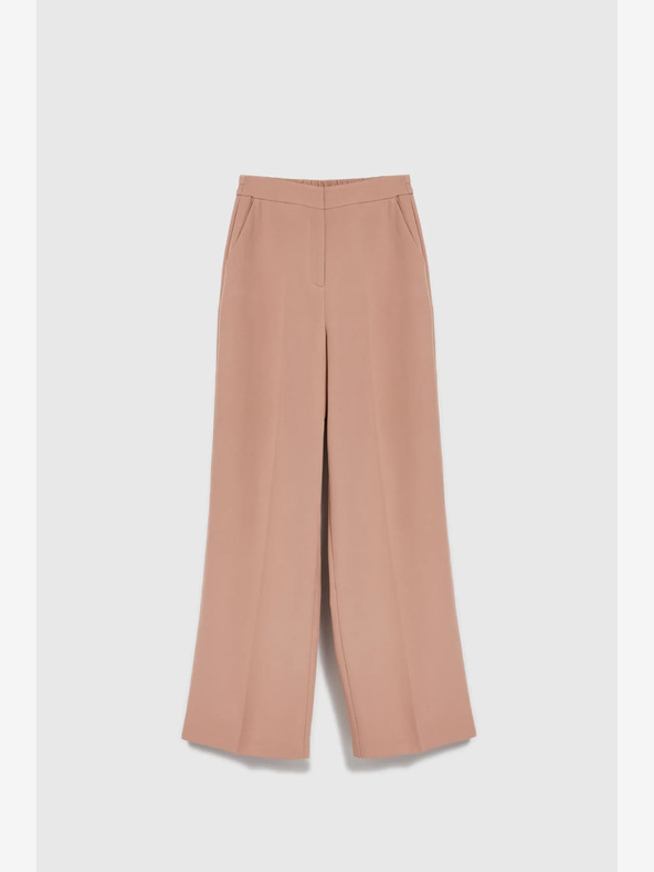 Moodo Rjave ženske hlače Moodo