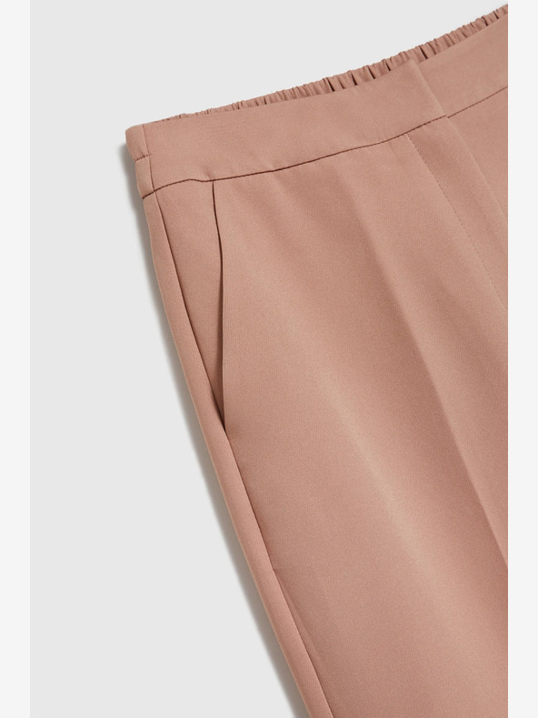 Moodo Rjave ženske hlače Moodo