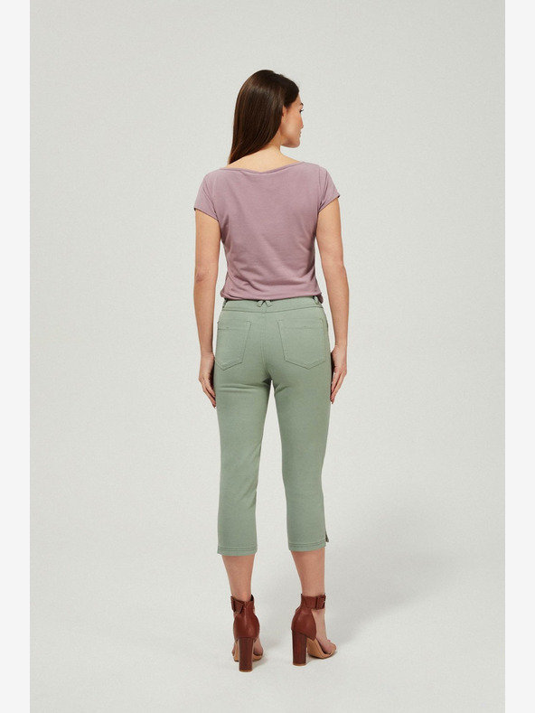 Moodo Zelene ženske hlače Moodo