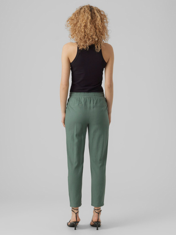 Vero Moda Zelene ženske hlače Vero Moda JESMILO