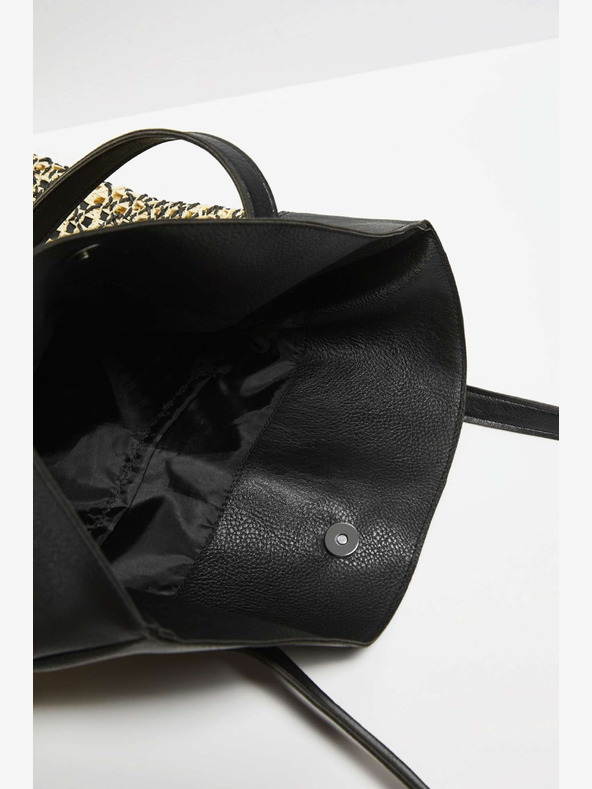 Moodo Bež in črna ženska torbica Moodo