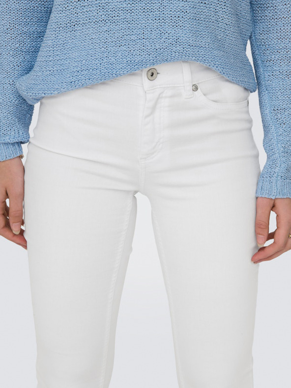 ONLY Bele ženske oprijete kavbojke ONLY